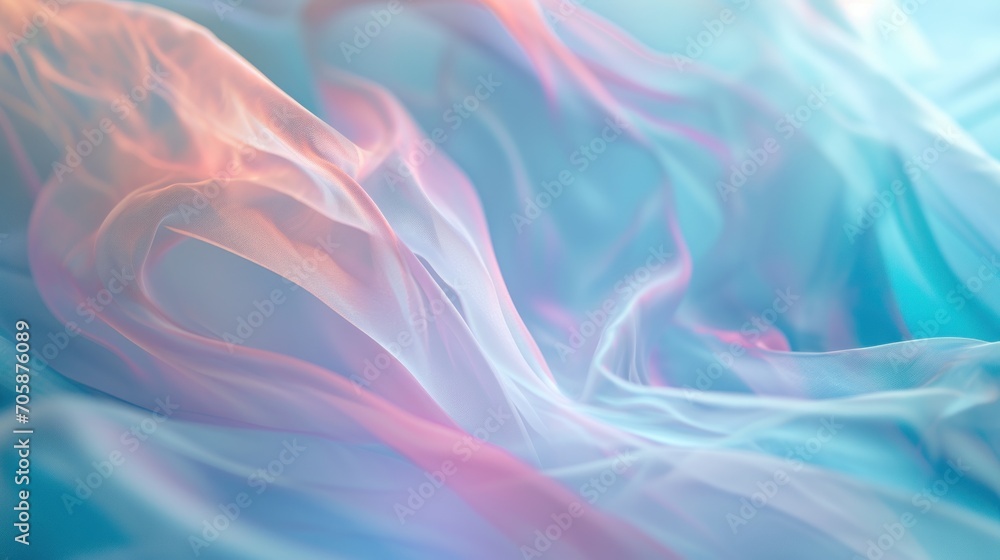 Fototapeta premium Dreamy abstract softness depicted in pastel hues.