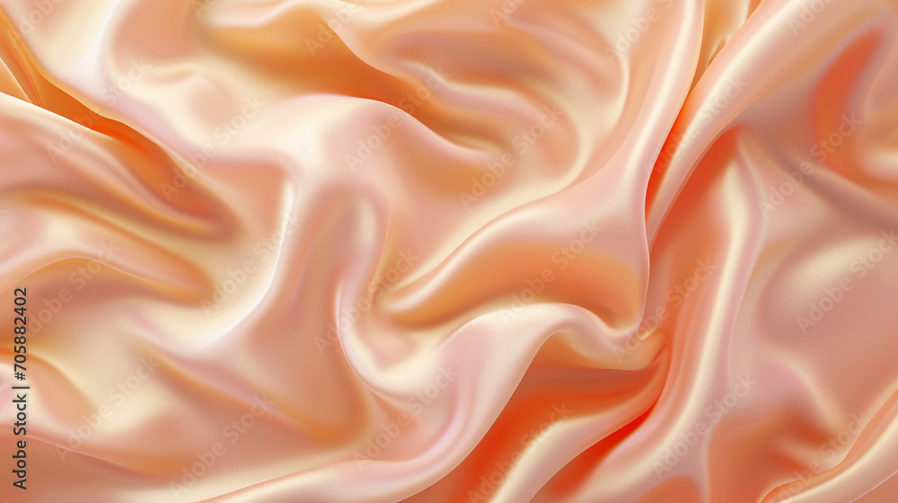 Peach Fuzz color silk background. Peach Fuzz color silk background.