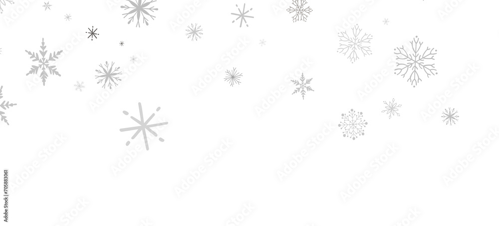 Snowflake Blizzard: Brilliant 3D Illustration Showcasing Descending Holiday Snowflakes Snowflake Blizzard: Brilliant 3D Illustration Showcasing Descending Holiday Snowflakes