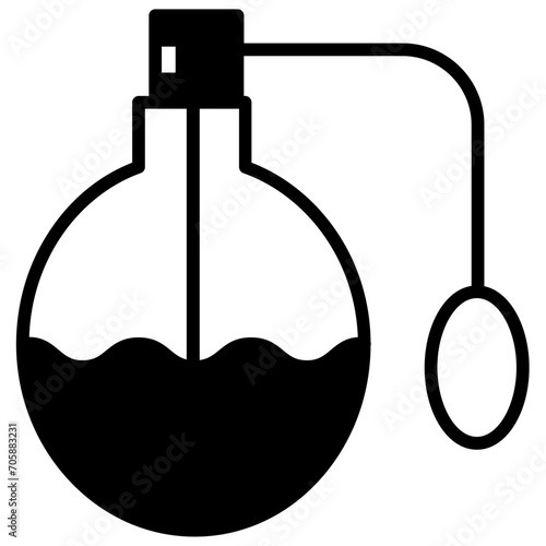 Perfume solid glyph icon