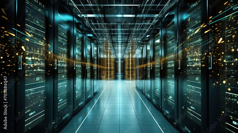 Fototapeta premium Server room data center