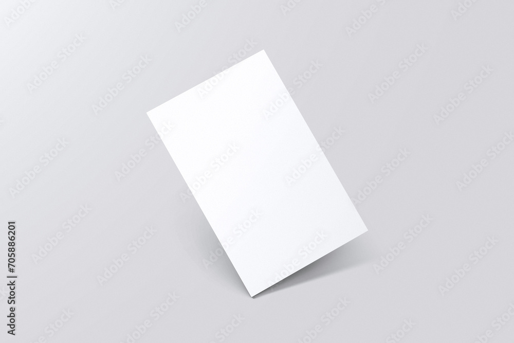 Vertical Business Card 3d Rendering Vertical Business Card 3d Rendering