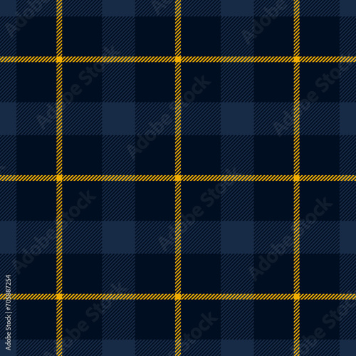 Plaid seamless pattern. Repeating checker fabric for design prints plaids. Repeated check ekose. Checks square line. Vichi cloth. Tartan repeat textile. Scottish madras flannel. Vector illustration