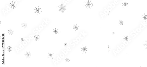 Snowflakes - golden openwork shiny snowflakes  star  3D rendering.