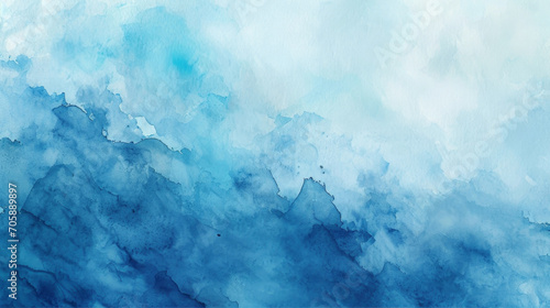 Azure Currents Watercolor Texture