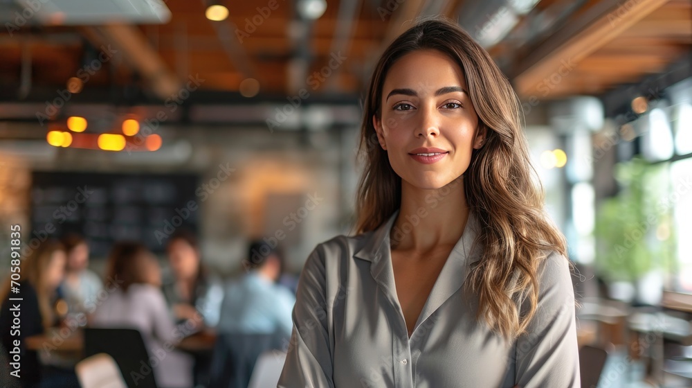 Portrait of confidence businesswoman in office, emphasizing sucess, leadership and professional. Portrait of confidence businesswoman in office, emphasizing sucess, leadership and professional.