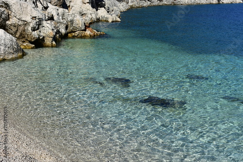 world famous beech Antisamos on island Kefalonia,Greece