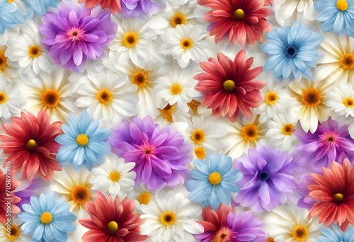 Flowers  wallpaper with beautiful flowers for decoration  v2