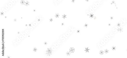 Abstract Gold Star Falling Soft Focus Background, 3D rendering.