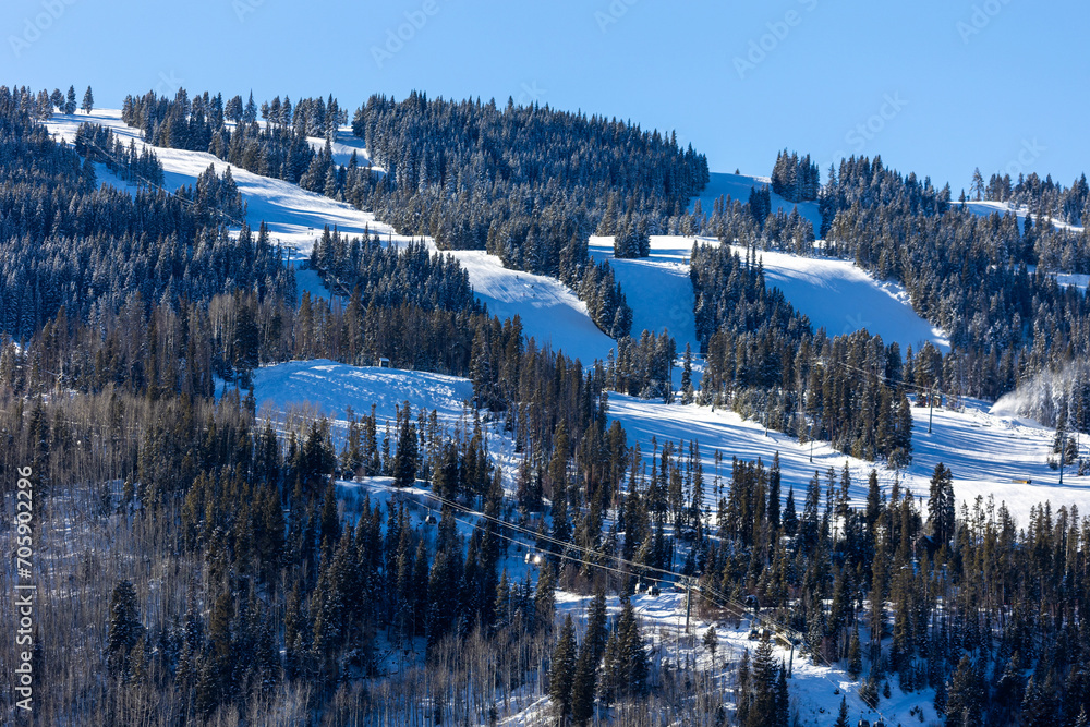 Rocky Mountains of Colorado Vail Ski Resort