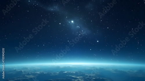 Stars in the night sky background