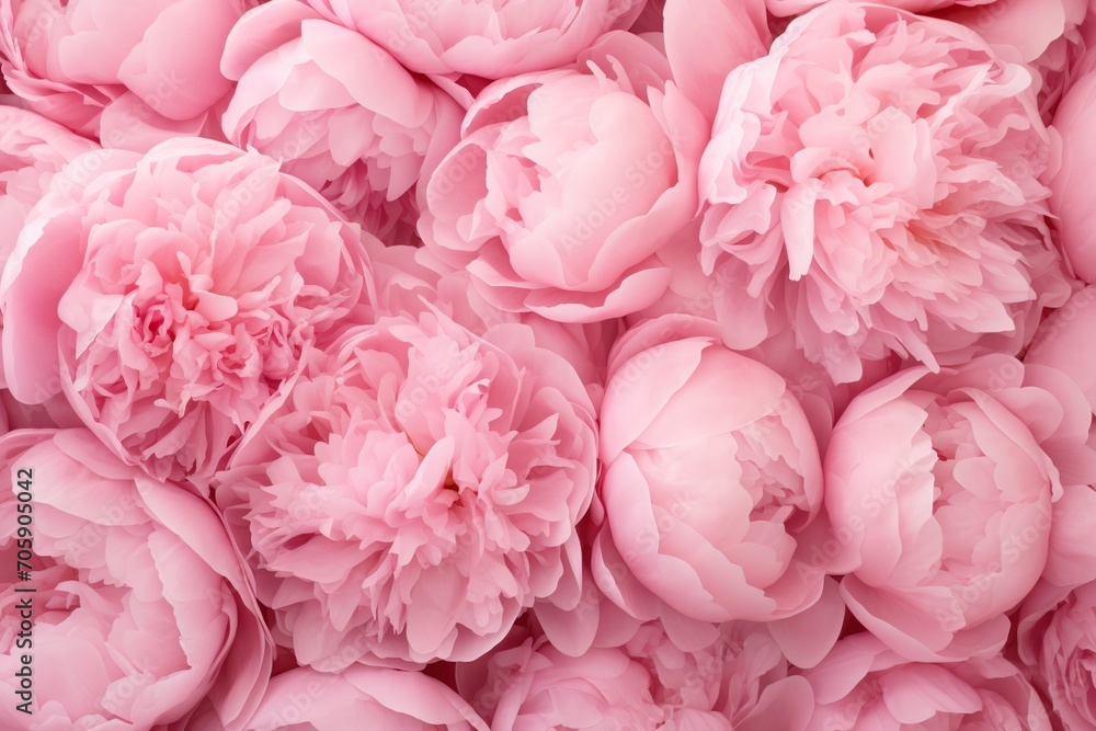 Background of pink peony flowers Background of pink peony flowers