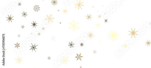Wallpaper Mural Gentle Snow Drift: Mind-Blowing 3D Illustration of Falling Holiday Snowflakes Torontodigital.ca