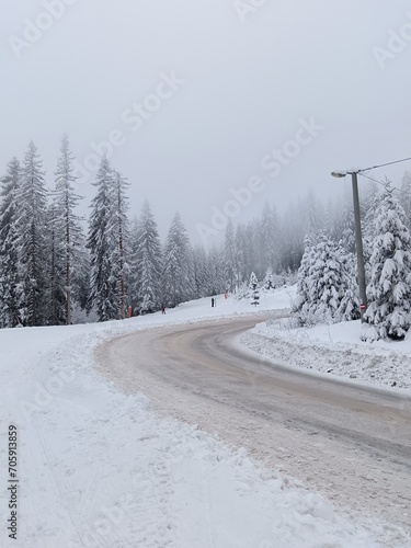 road in winter