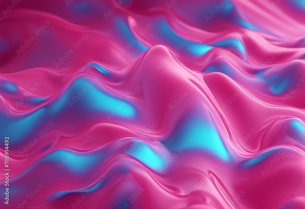 Seamless 80s holographic pink and blue frosted molten plastic jelly waves background texture Trendy Seamless 80s holographic pink and blue frosted molten plastic jelly waves background texture Trendy
