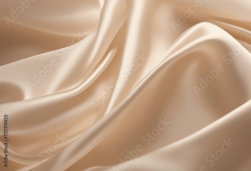 Light beige grainy gradient background vanilla toned blurry cosmetics background silk drapery