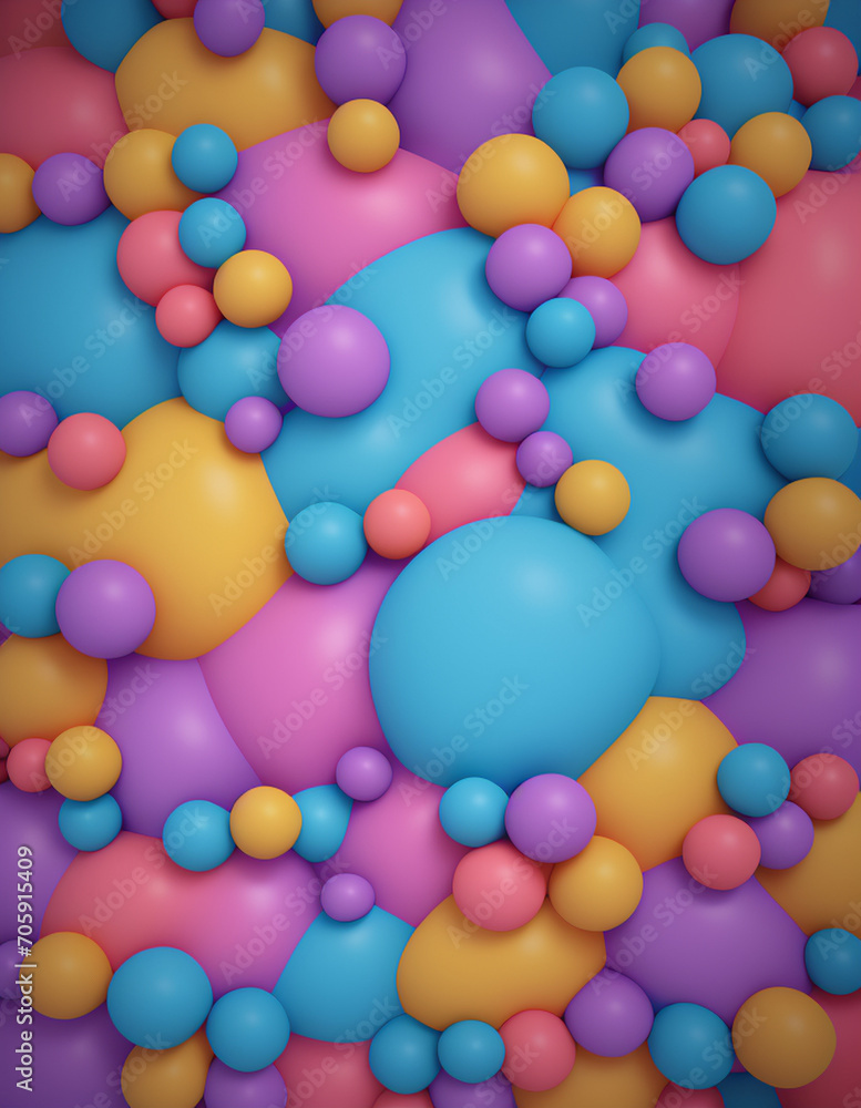 Abstract colourful background, 3d rendering