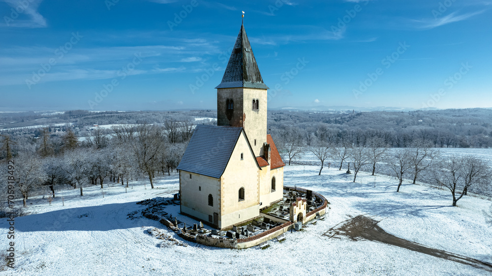 Church of St. James and Philip, Chvojen