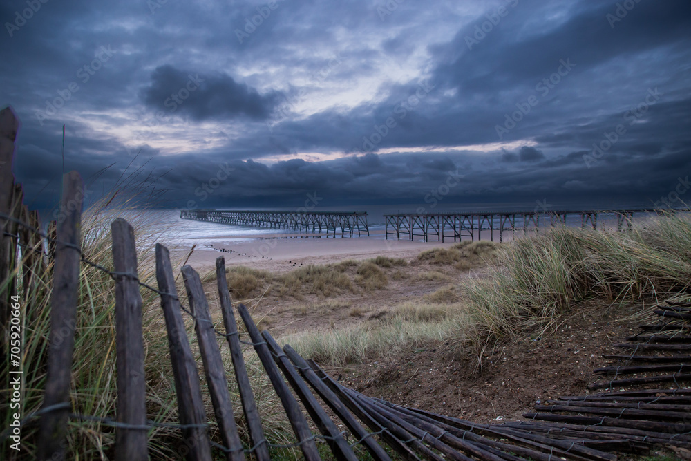 Steetley Pier, Hartlepool, County Durham, UK Steetley Pier, Hartlepool, County Durham, UK