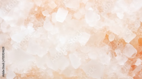 Abstract blurred background with rock salt and bokeh effect.