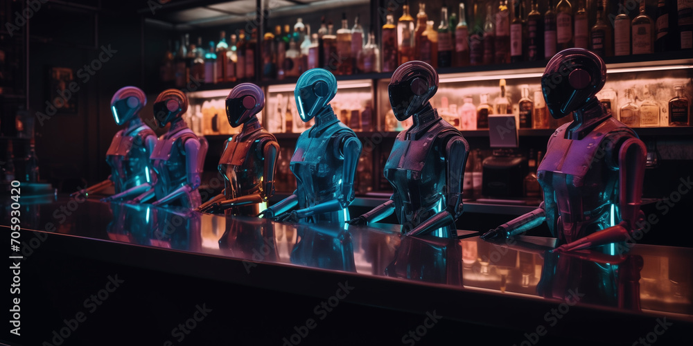 Naklejka premium Robo Bar 2
