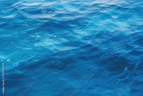 Background of blue water surface