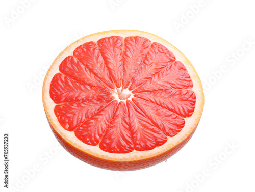 a grapefruit cut in half