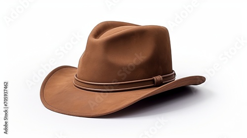 brown hat
