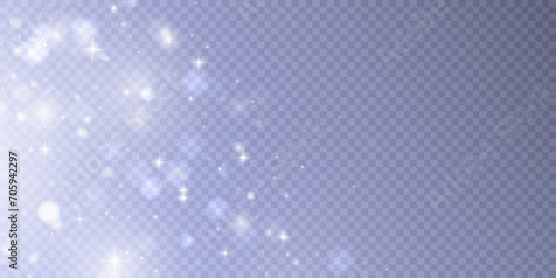 Light bokeh of gold dust. Christmas glowing bokeh and glitter overlay texture for your design.	