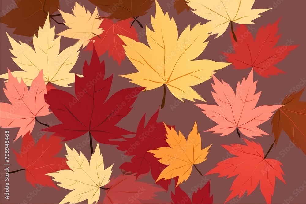 Maple leaves autumn related