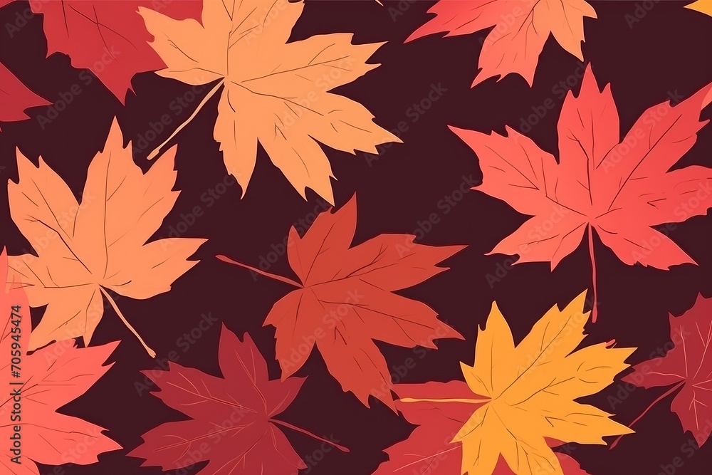 Maple leaves autumn related Maple leaves autumn related