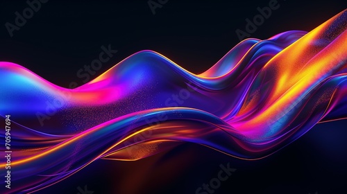 Abstract fluid liquid curved wave background