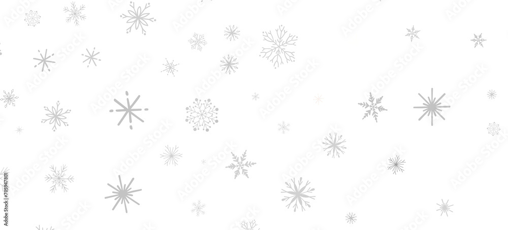 Frosty Snowfall: Mesmeric 3D Illustration Depicting Descending Holiday Snowflakes Frosty Snowfall: Mesmeric 3D Illustration Depicting Descending Holiday Snowflakes