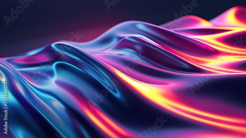 Abstract fluid liquid curved wave background