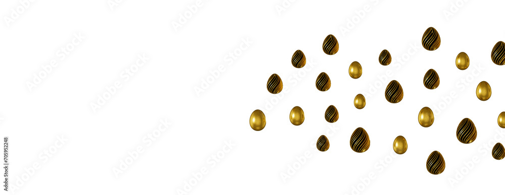 Golden easter eggs and specks, flecks Golden easter eggs and specks, flecks