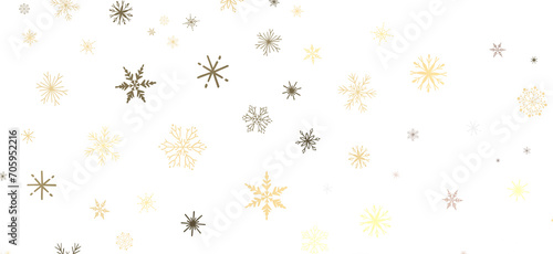 Wallpaper Mural Snowflake Blizzard: Brilliant 3D Illustration Showcasing Descending Holiday Snowflakes Torontodigital.ca