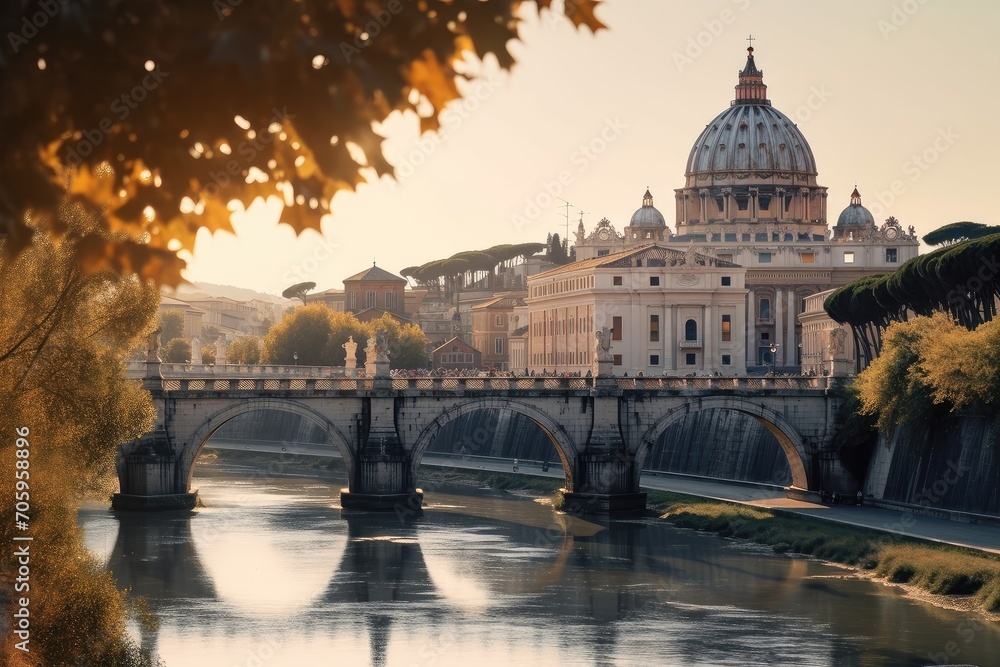 Fototapeta premium Rome Italy romantic holiday destination