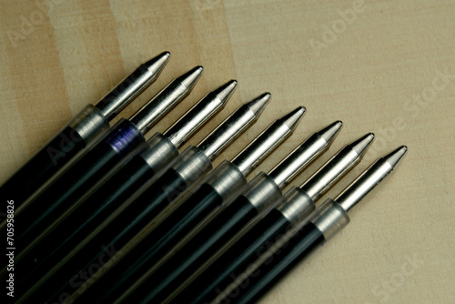 Replacement ampoules for a ballpoint pen