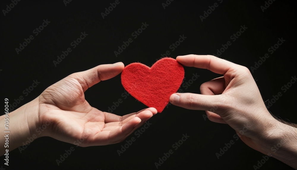 Fototapeta premium heart in hands