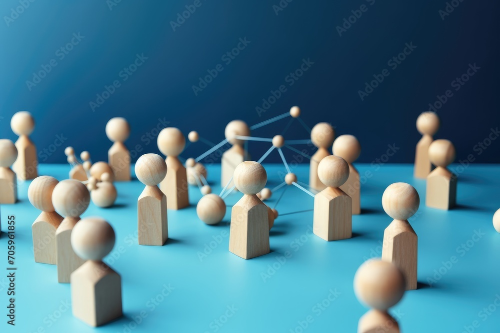 Social media networking. Network with members connected Social media networking. Network with members connected