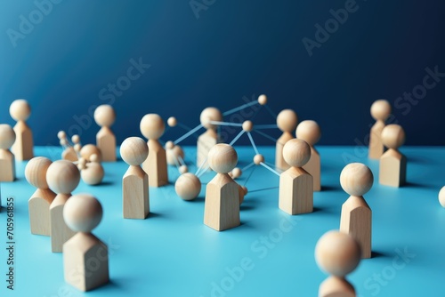 Social media networking. Network with members connected
