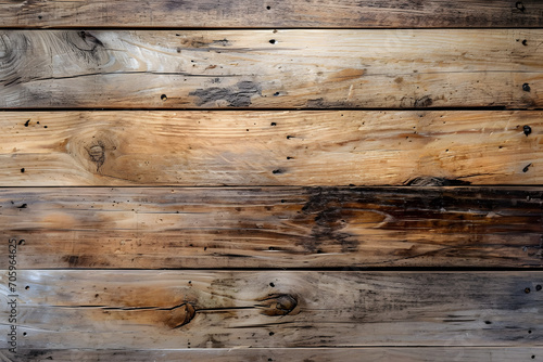 Natürliche Wärme: Hintergrund auf Holz mit einladender Atmosphäre von rustikalen Holzlatten photo