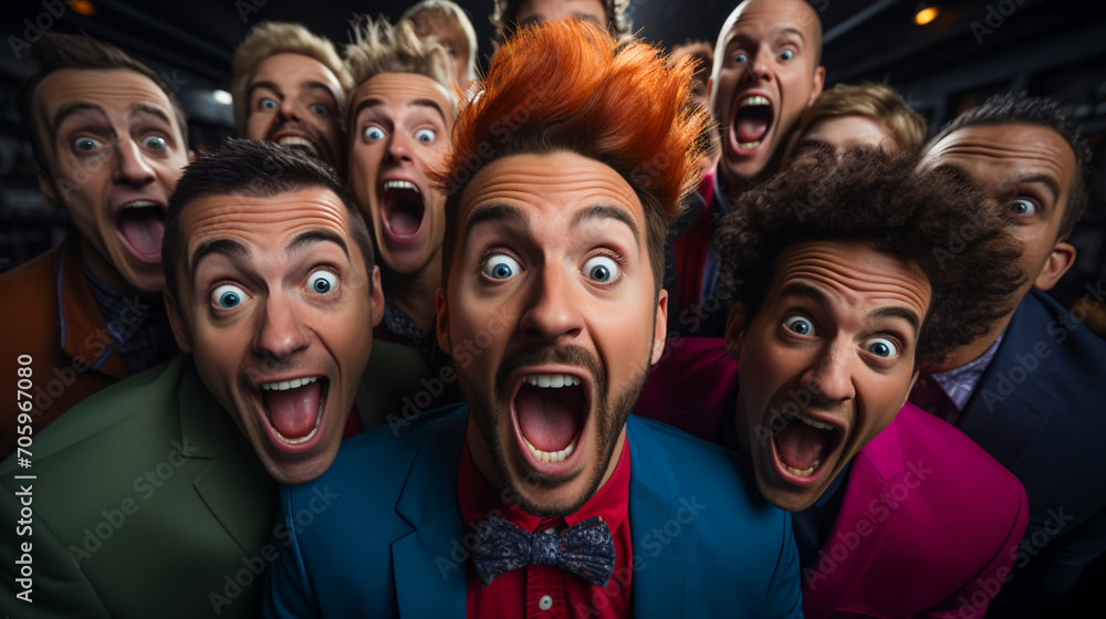 Crazy Bunch Having a Blast. Fun-Loving People. Crazy Bunch Having a Blast. Fun-Loving People.
