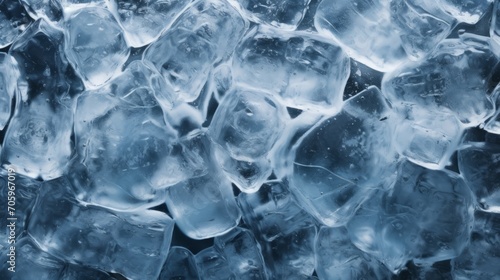 Minimalistic Ice Texture Background AI Generated