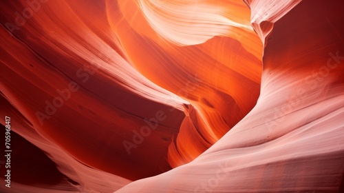 Exploring the Enchanting Colors and Textures Inside Slot Canyon AI Generated