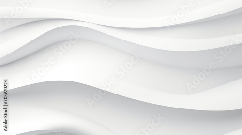 Minimalist Modern Graphic Design with White Geometric Abstract Background and Overlapping Layers AI Generated