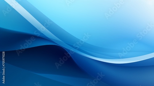 Abstract Blue Light and Shade Creative Background AI Generated