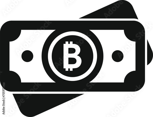 Digital money cash icon simple vector. Culture direct. Service merger fusion