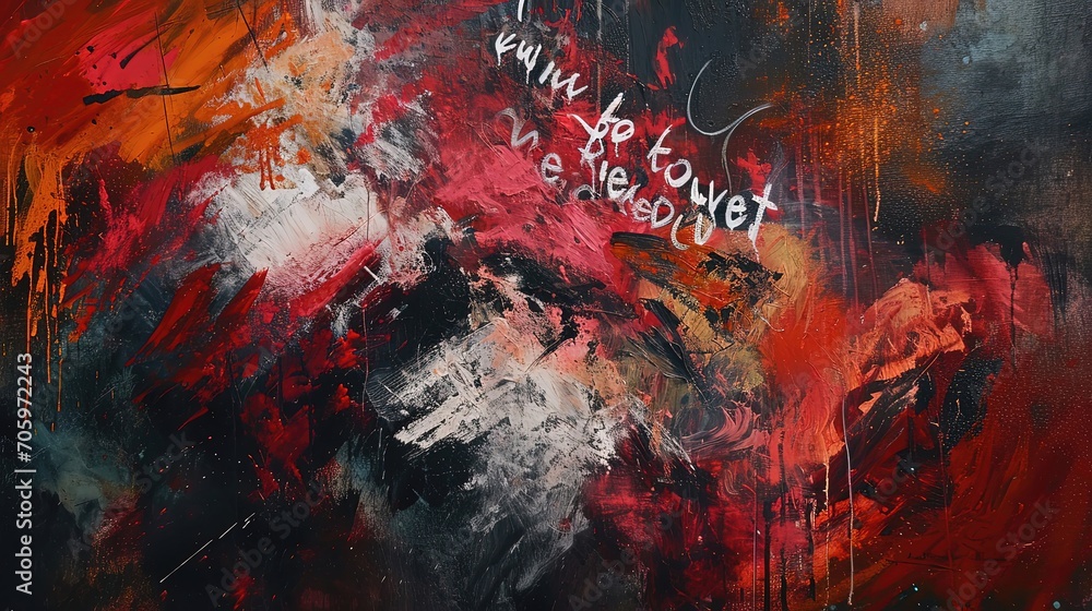 grungy noise concrete texture contemporary art illustration, abstract hand write script numbers and letter on wall, graffiti punk style, Generative Ai grungy noise concrete texture contemporary art illustration, abstract hand write script numbers and letter on wall, graffiti punk style, Generative Ai