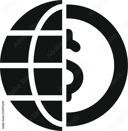Fusion team payment icon simple vector. Platform fintech. Service production